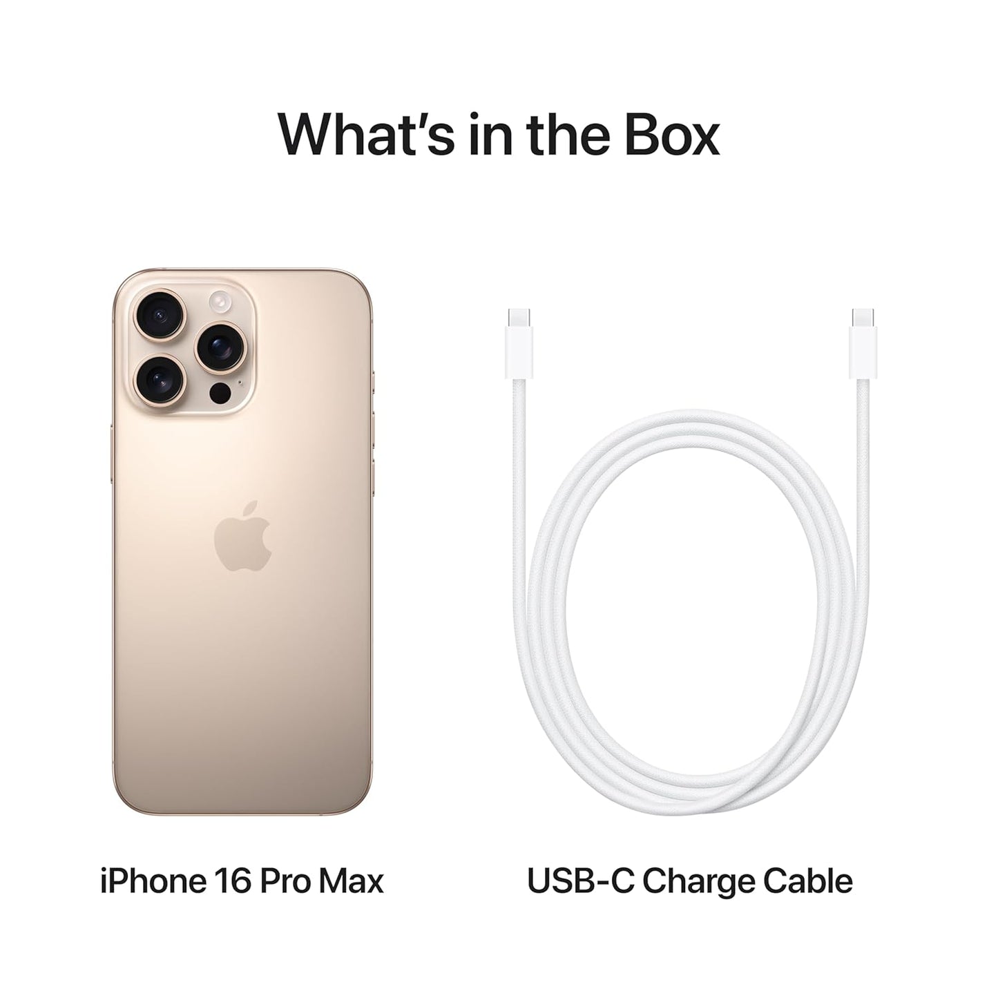 iPhone 16 Pro Max 256 GB: 5G Mobile Phone with Camera Control, 4K 120 fps Dolby Vision and a Huge Leap in Battery Life. Works with AirPods; Desert Titanium